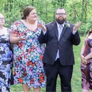 Old Navy Floral Midi Dress 4x